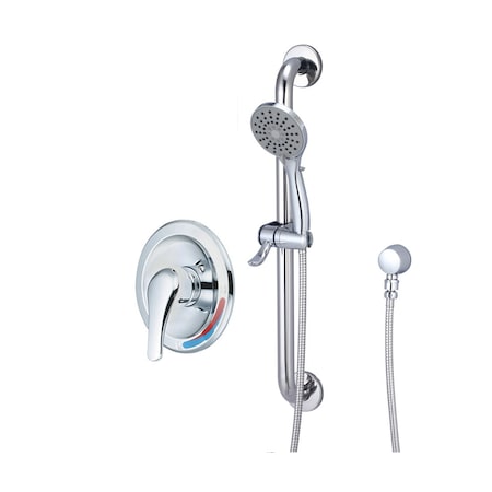Olympia Single Handle Valve Trim Set W/Handheld in Chrome T-2303-ADA